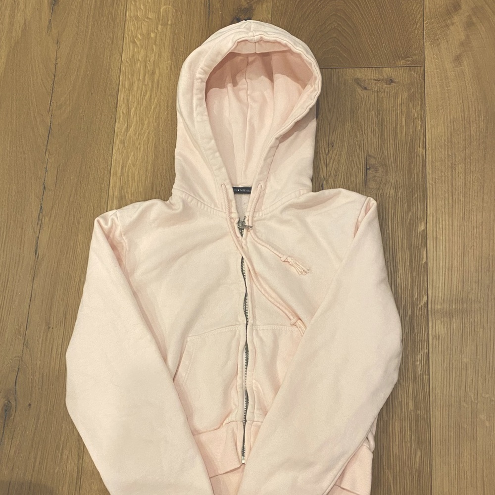 Pink hoodie (brandy Melville)